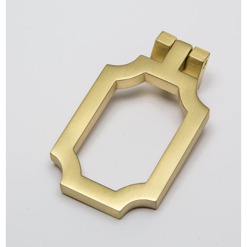 Classic Ring Pull, Satin Brass