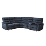 114 " Wide Power Reclining Sectional with Power USB Charging