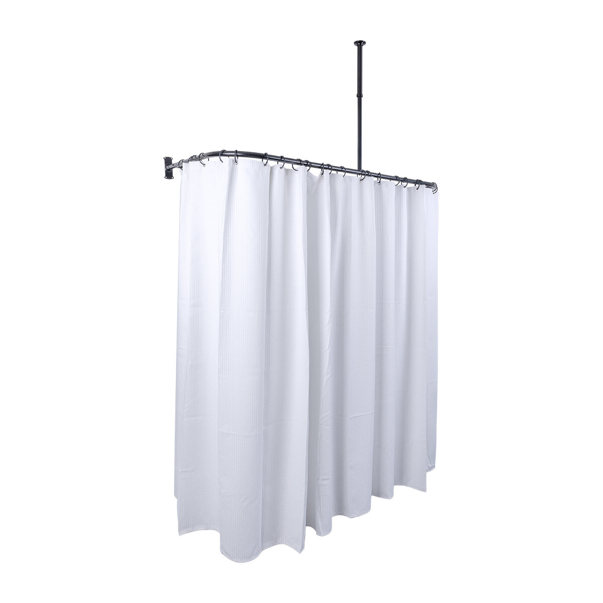 Utopia Alley Oval Shape Shower Curtain Rings for Bathroom