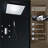 Square Stainless Steel LED Shower System with Spray Mist Rainfall Shower Head