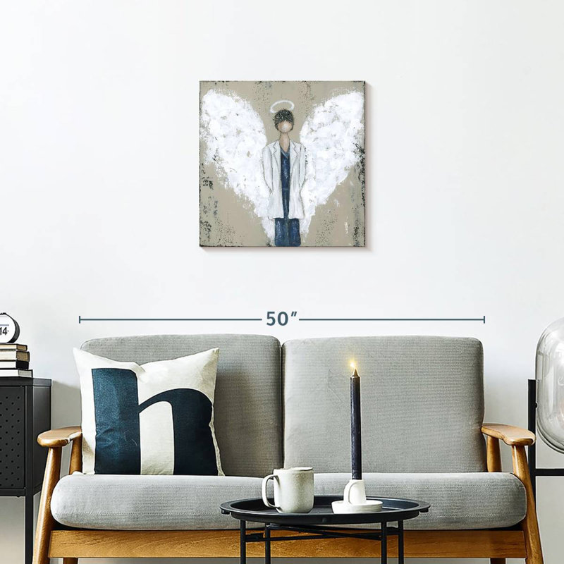 Leisha White Doctor Angel, H 20 po x l 20 po