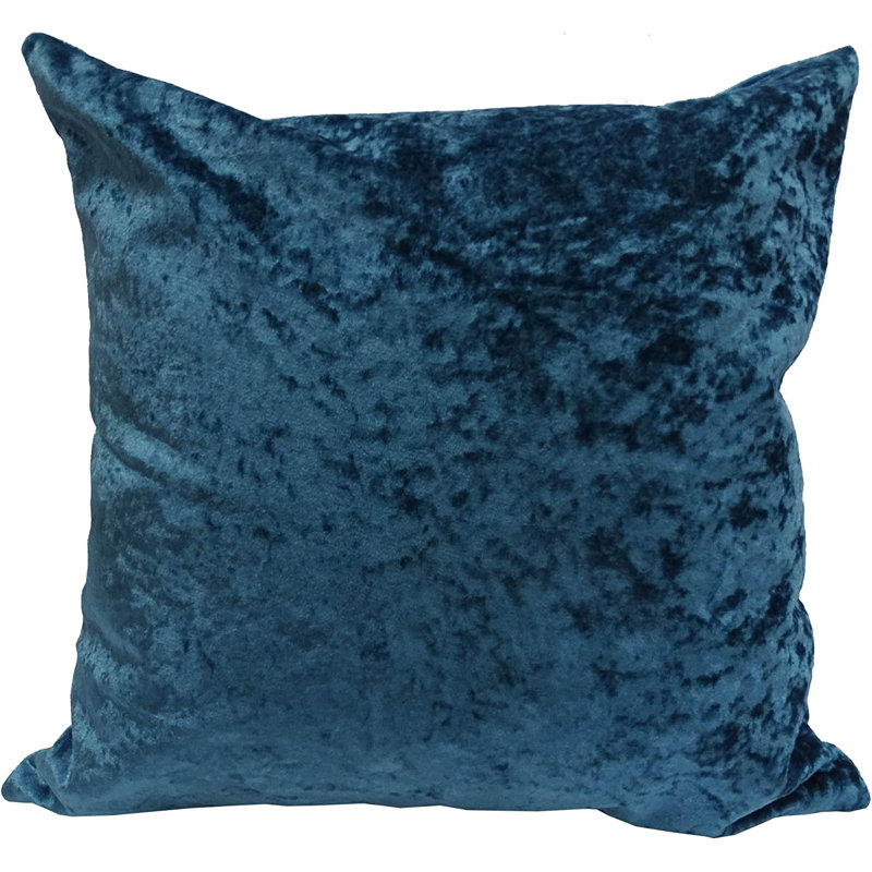 Aliviah Square Cushion Cover, Blue
