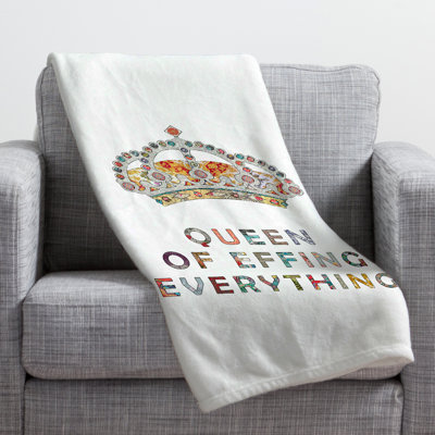 Bianca Green Throw Blanket