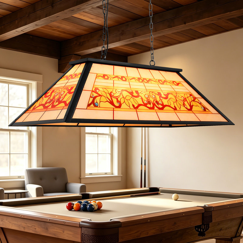 4 - Light Colored Pool Table Lights Pendant