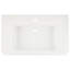 33" Burleson White Porcelain Rectangular Wall Bathroom Sink with Overflow