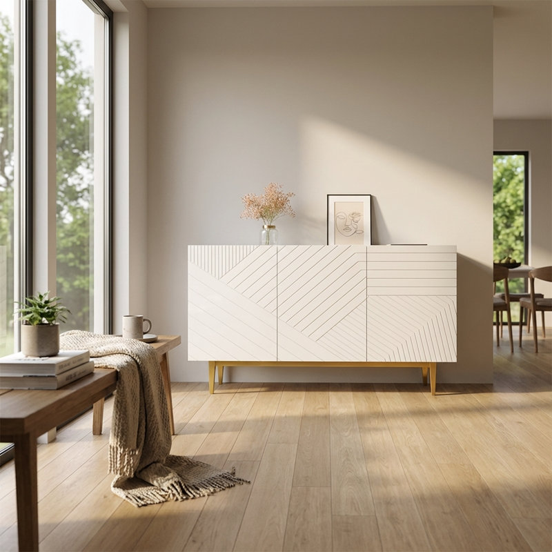 Buffet blanc 59,9 "Portillo, Blanc