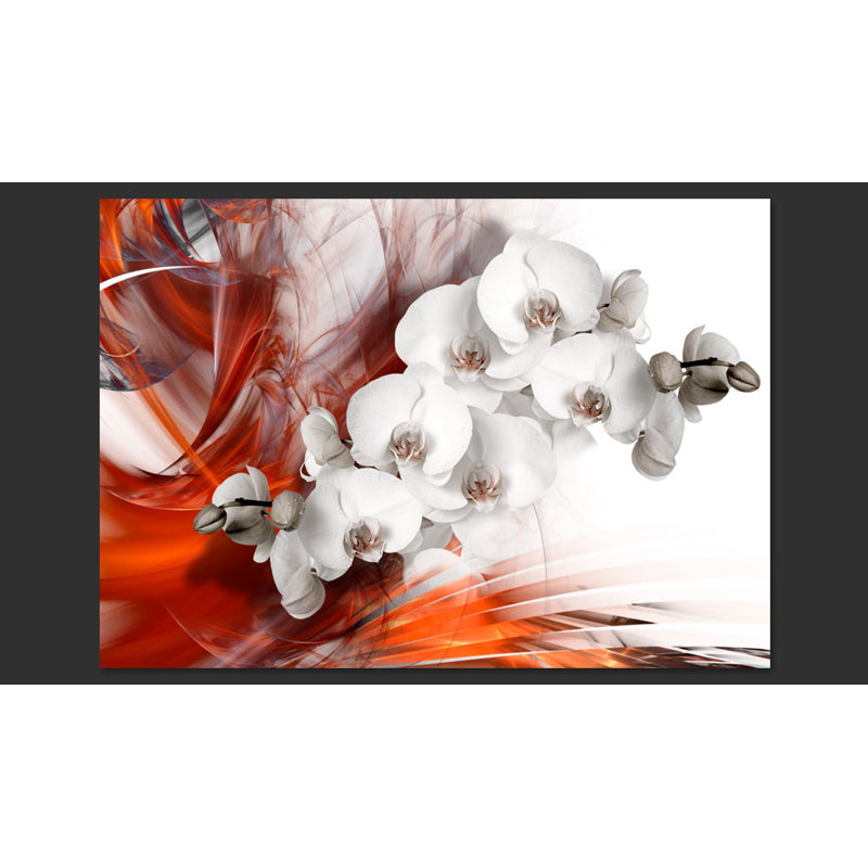 Orchid Semi-Gloss Paste the Wall Mural, 280cm x 400cm, White