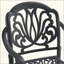 Chaise de patio en fonte d'aluminium 6 pièces avec structure et coussins (Identique à W1710S00479)-1304177879