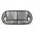 Outdoor Patio Wicker Loveseat With Iron Frame, Curved 2-Seater Lounge Bench-1273489512