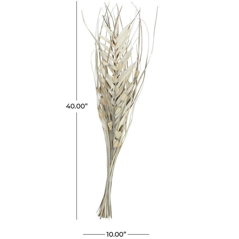Isadore Landscape & Nature Vase Filler, 40" H x 10" W x 2" D, Beige
