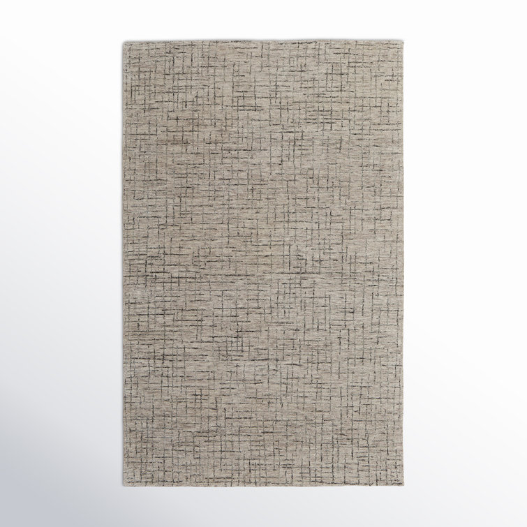Hodges Hand-Tufted Wool Gray/Taupe/Beige Area Rug