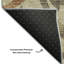 Tapis beige Prisco lavable à la machine de qualité supérieure-684280076