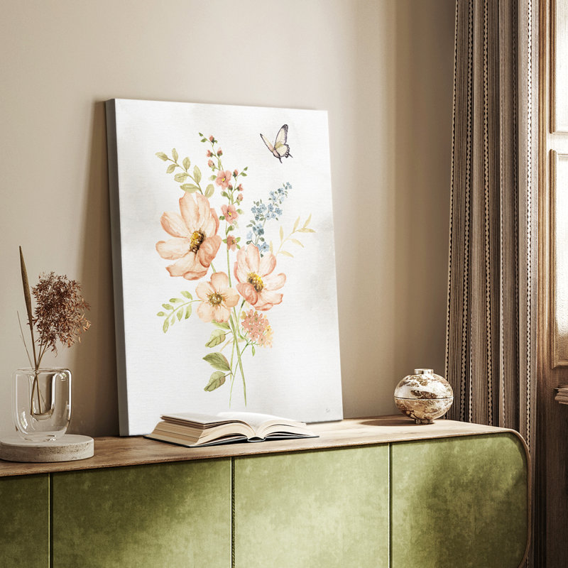 Arrangement d'été II - Cavas enveloppés de galerie, H 18 po x l 12 po