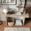 Console de ferme rustique de 60 pouces, finition en bois vieilli pour l'entrée et le salon, durable et peu encombrante-415995090