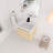 24 Inch Wall-Mounted Bathroom Vanity With Ceramic Sink and Soft-Close Door, American White Oak-1455282197