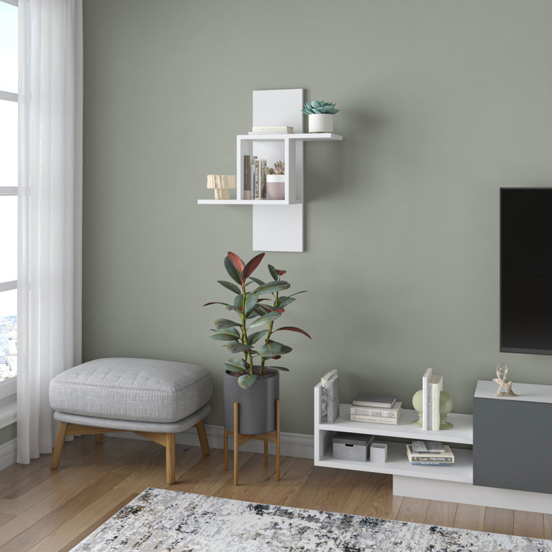 Tablette murale Jacobo, Blanc