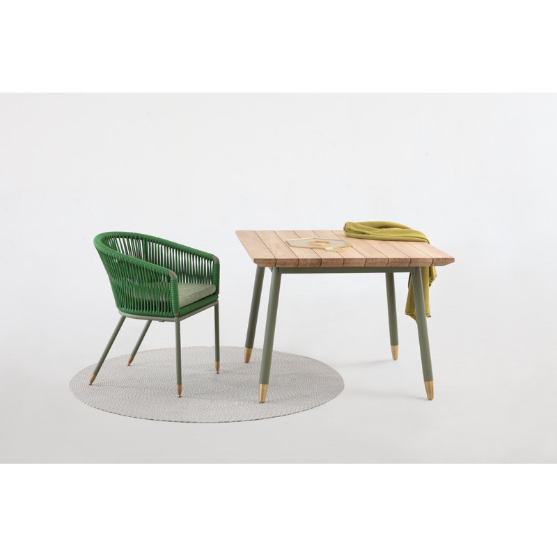 Plank Outdoor Square Dining Table