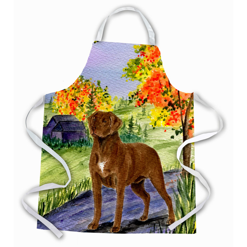 No Pattern Bib Apron