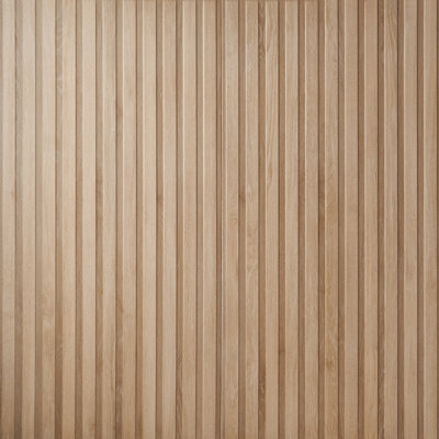 Pembroke Ribbon 23.62 In. X 47.24 In. Matte Fluted Wood Look Porcelain Wall Tile (15.49 Sq. Ft. / Case)