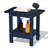 HDPE Waterproof Shower Stool – All-Weather Indoor/Outdoor Bench with Storage Shelf – Multipurpose Leg Shaving Seat & Side Table-1962038835