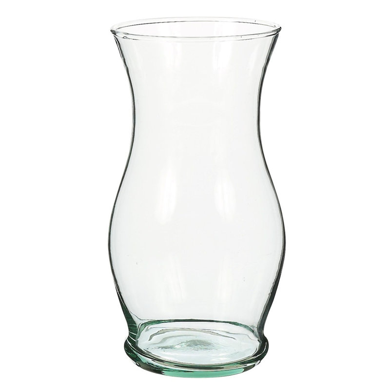 Vase de table en verre Leyden, H 8,5 po x l 4,5 po x P 4,5 po