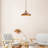 Adjustable Height Single Pendant With Metal Cap-516906330