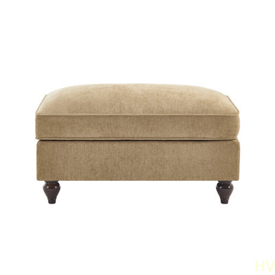 Ottoman Chenille 2-In-1 Cloud Sofa And Ottoman Set – Removable Ruffle Skirt