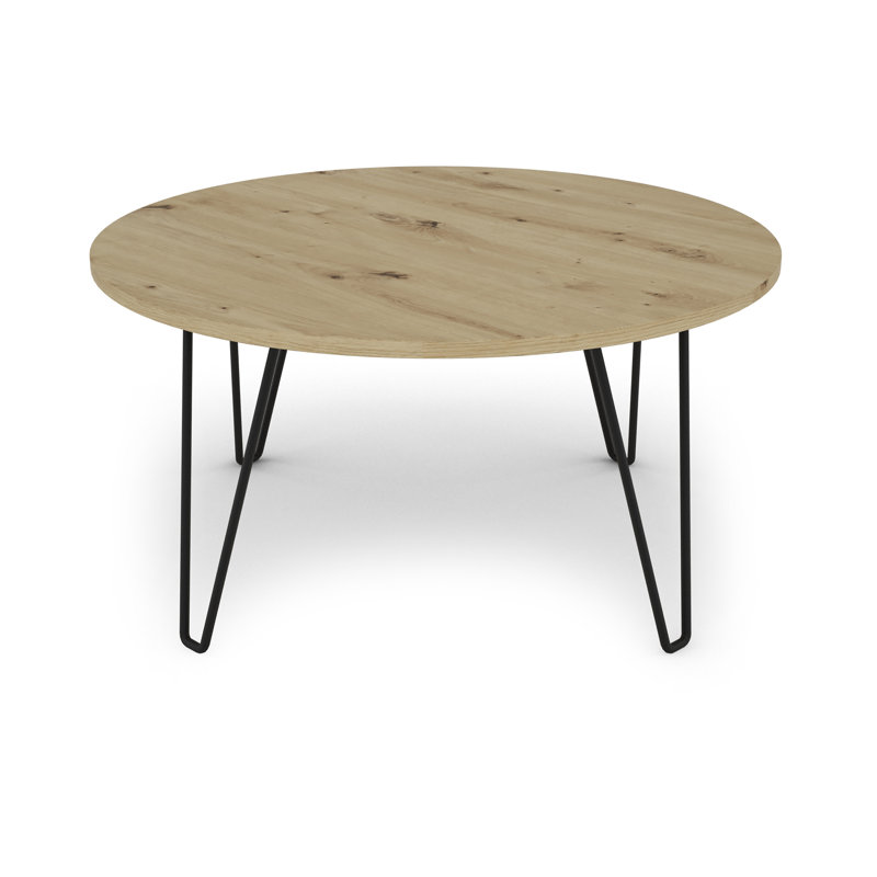 Ahleah Four Leg Coffee Table, Beige