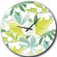 Horloge murale style tropical Mid-Century Tropical Botanicals III-40745085