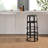 Solid Wood Counter Stool with Steel Frame-180802096