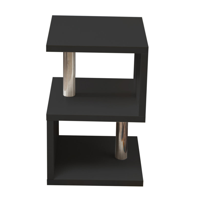 Alferetta End Table, Black