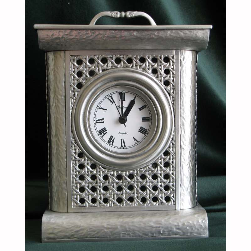 Horloge de manteau étain