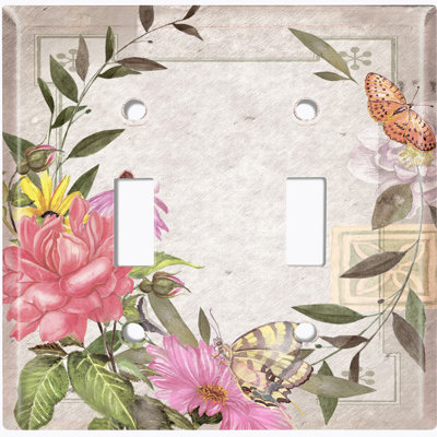 Landscape & Nature 2 - Gang Toggle Light Switch Standard Wall Plate