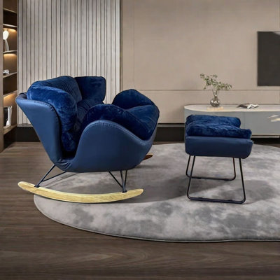 Chaise berçante de luxe italienne