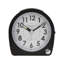 Quartz movement / Crystal Alarm Tabletop Clock in Black