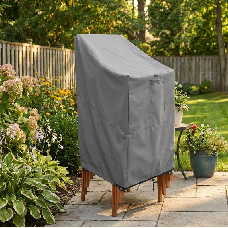 Outdoor Patio Chair Cover, Gray