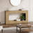 63" Long Wood Console Table With Storage Shelf For Entryway-118701534