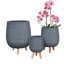 Honeycomb Style Egg Planter with Feet-57886037-99158578