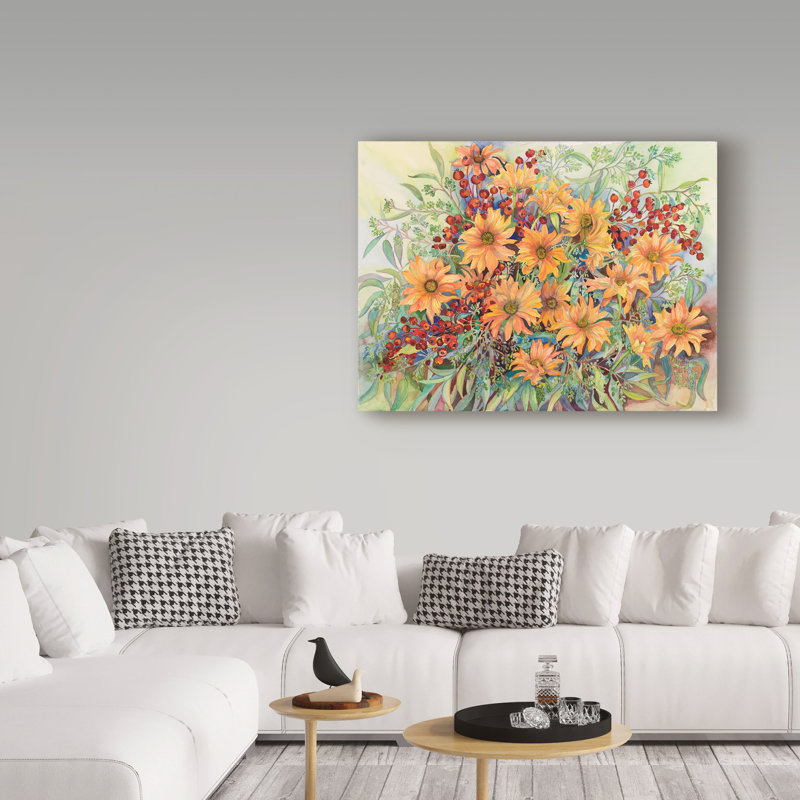 Deetra «Shades of Autumn», reproduction d'impression sur toile tendue, H 14 po x l 19 po x P 2 po