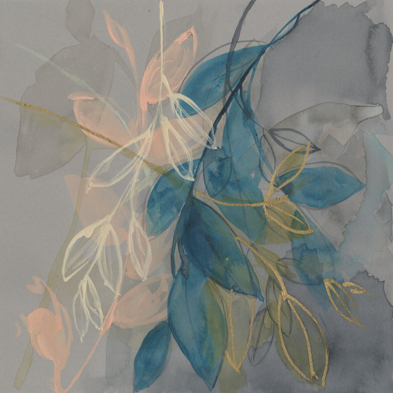 Layers Of Branches I by Jennifer Goldberger - Wrapped Canvas Painting, 91cm H x 91cm W x 3.8cm D