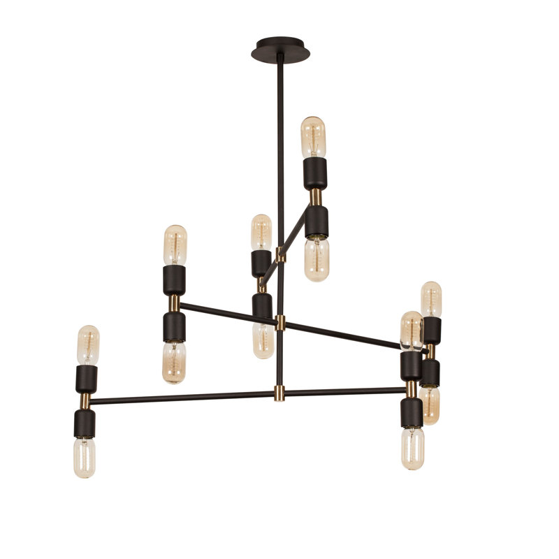 Luminaire suspendu 12 lumières Galligan