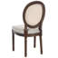 NIVLOC 50 cm H Fabric Side Chair