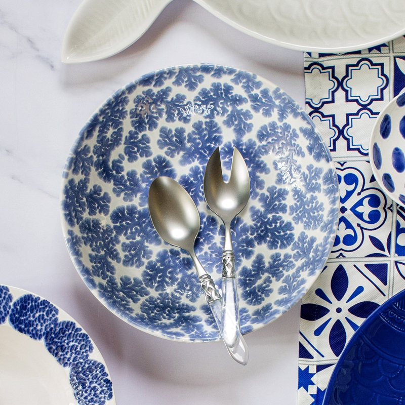 Santorini Ceramic Serving Bowl