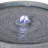 12.99"H Gray Polyresin Outdoor Water Fountain, Bowl-Shaped Water Feature with LED Light for Patio Deck Yard Decor