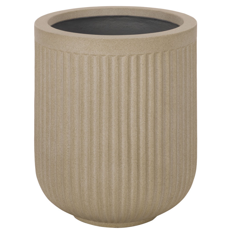 Pot à fleurs Bryce, Beige
