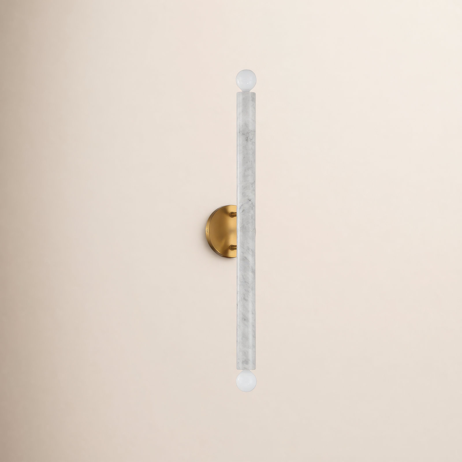 2 Light Dimmable Wall Sconces, White