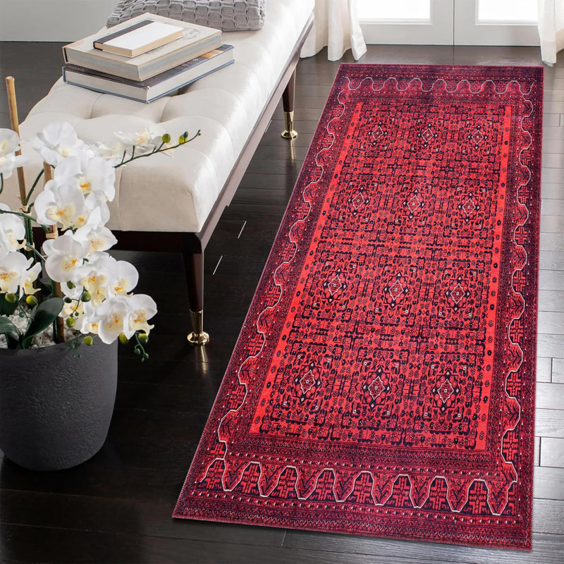 Large Area Rugs Soft Lounge Carpet Mat Non-slip Luxury Bedroom Rug Washable Floor Carpet Pads 1317, Runner 80 x 240 cm