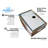 33'' L Single Bowl Stainless Steel Kitchen Sink