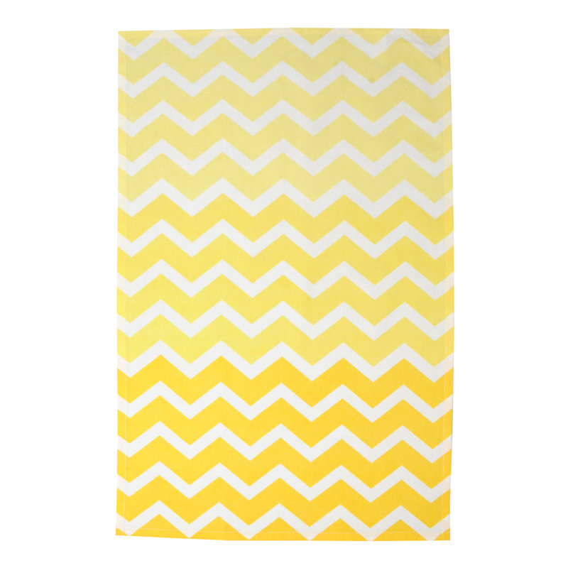 Amarilis Cotton Jacquard Tea Towel Kitchen Towel, Yellow