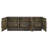 Grey 3-door Marble Top Sideboard Buffet